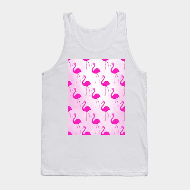 Seamless Flamingo Tank Top by SartorisArt1